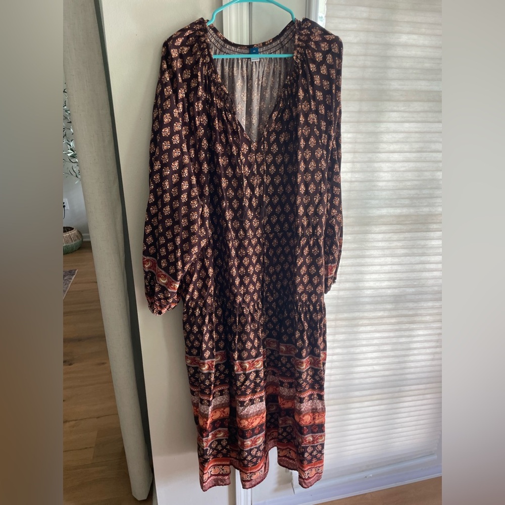 Old navy boho style midi dress xxl